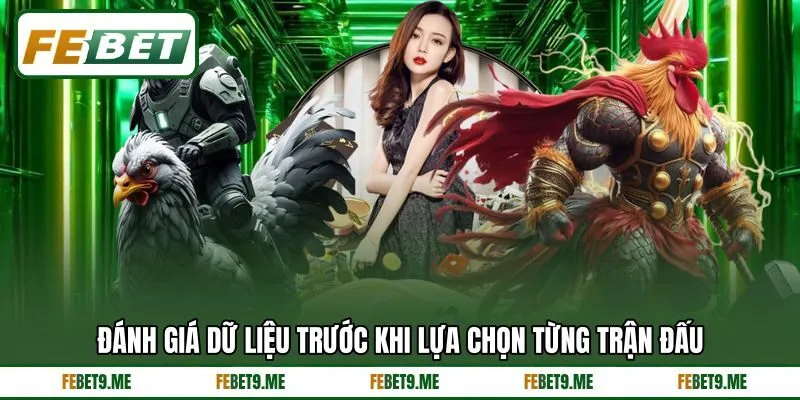 Đánh giá dữ liệu trước khi lựa chọn từng trận đấu Đánh giá dữ liệu trước khi lựa chọn từng trận đấu