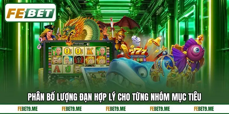 Phân bổ lượng đạn hợp lý cho từng nhóm mục tiêu Phân bổ lượng đạn hợp lý cho từng nhóm mục tiêu