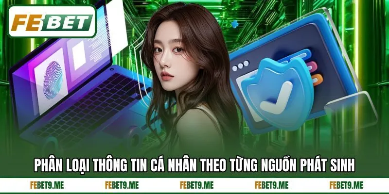 Phân loại thông tin cá nhân theo từng nguồn phát sinh Phân loại thông tin cá nhân theo từng nguồn phát sinh